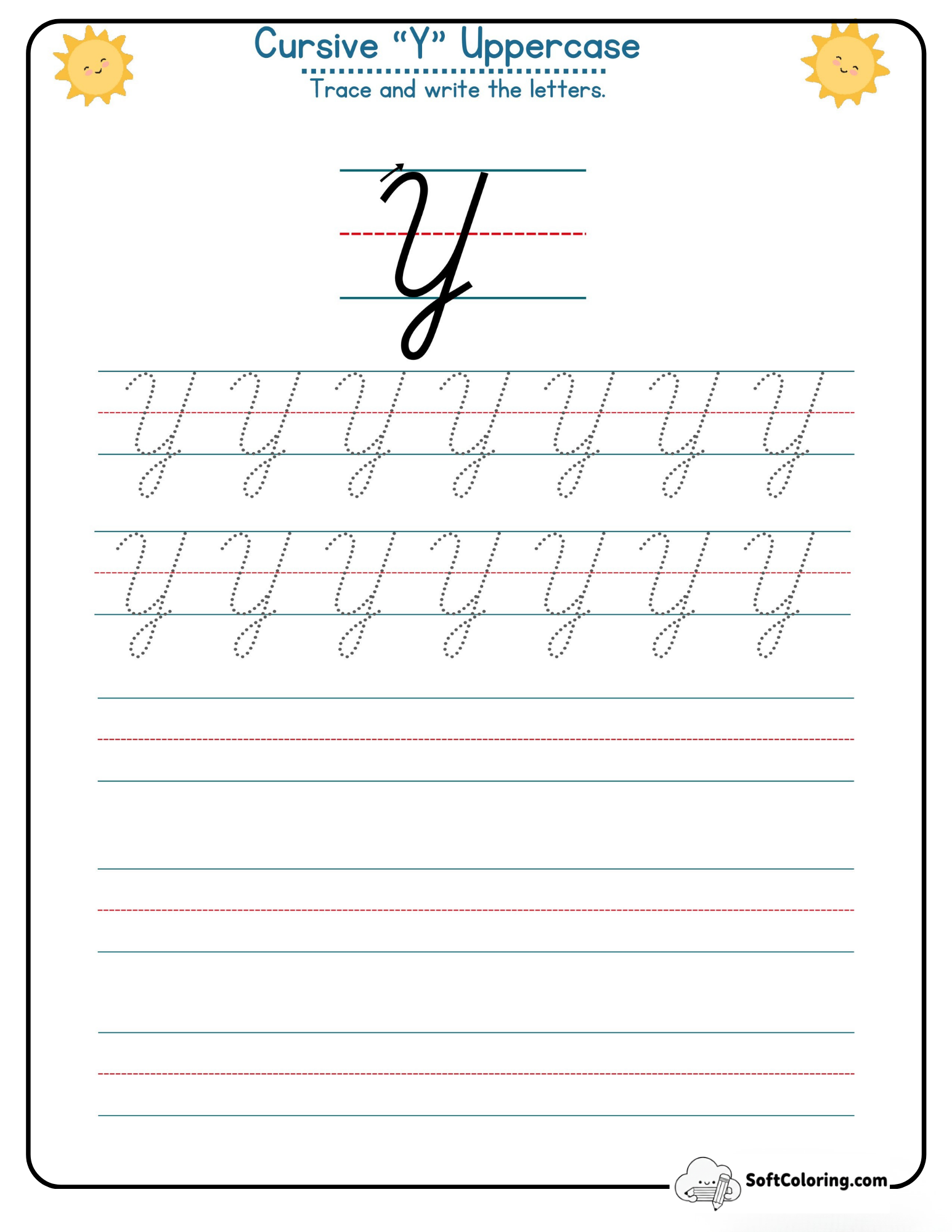 Cursive Y Uppercase