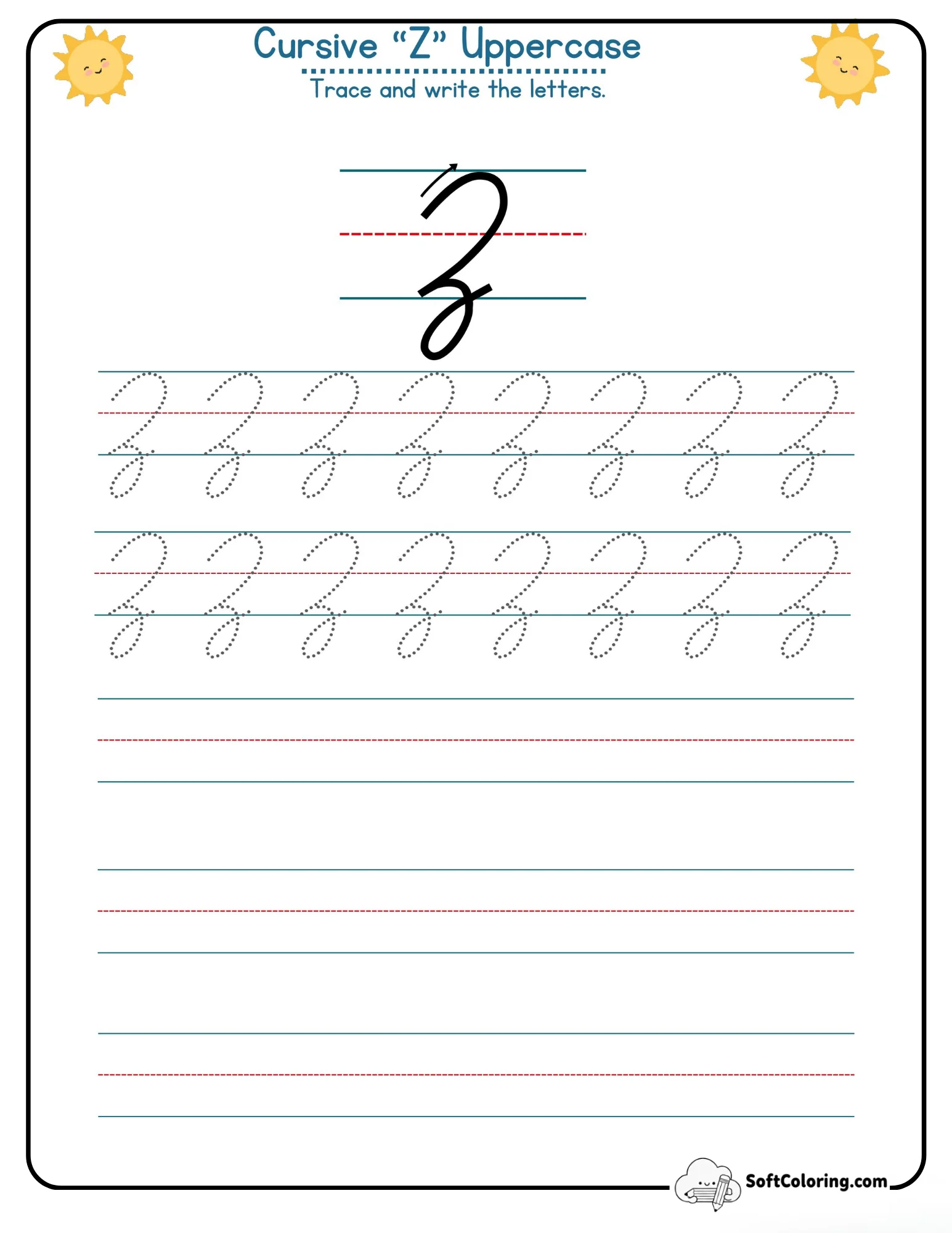 Cursive Z Uppercase
