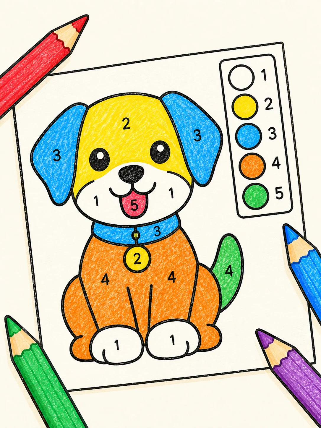 Color By Number Printables