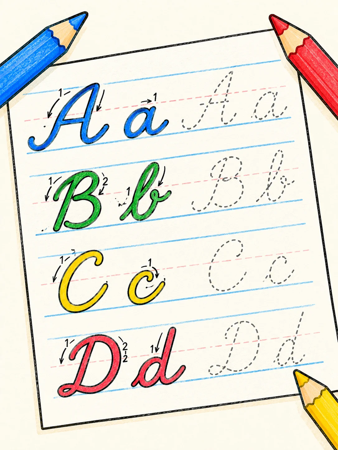 Cursive Alphabet Worksheets