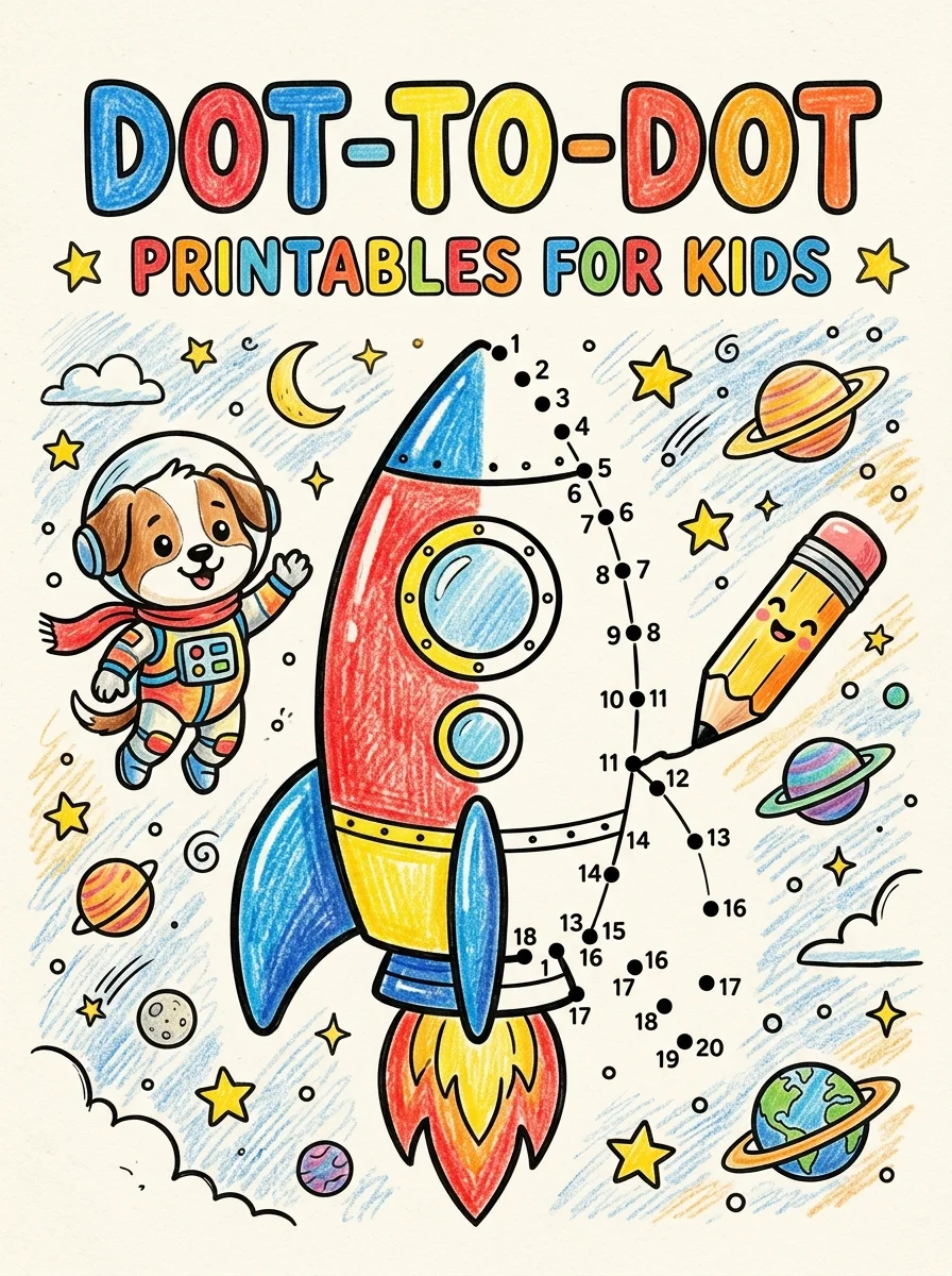 Dot-To-Dot Printables For Kids