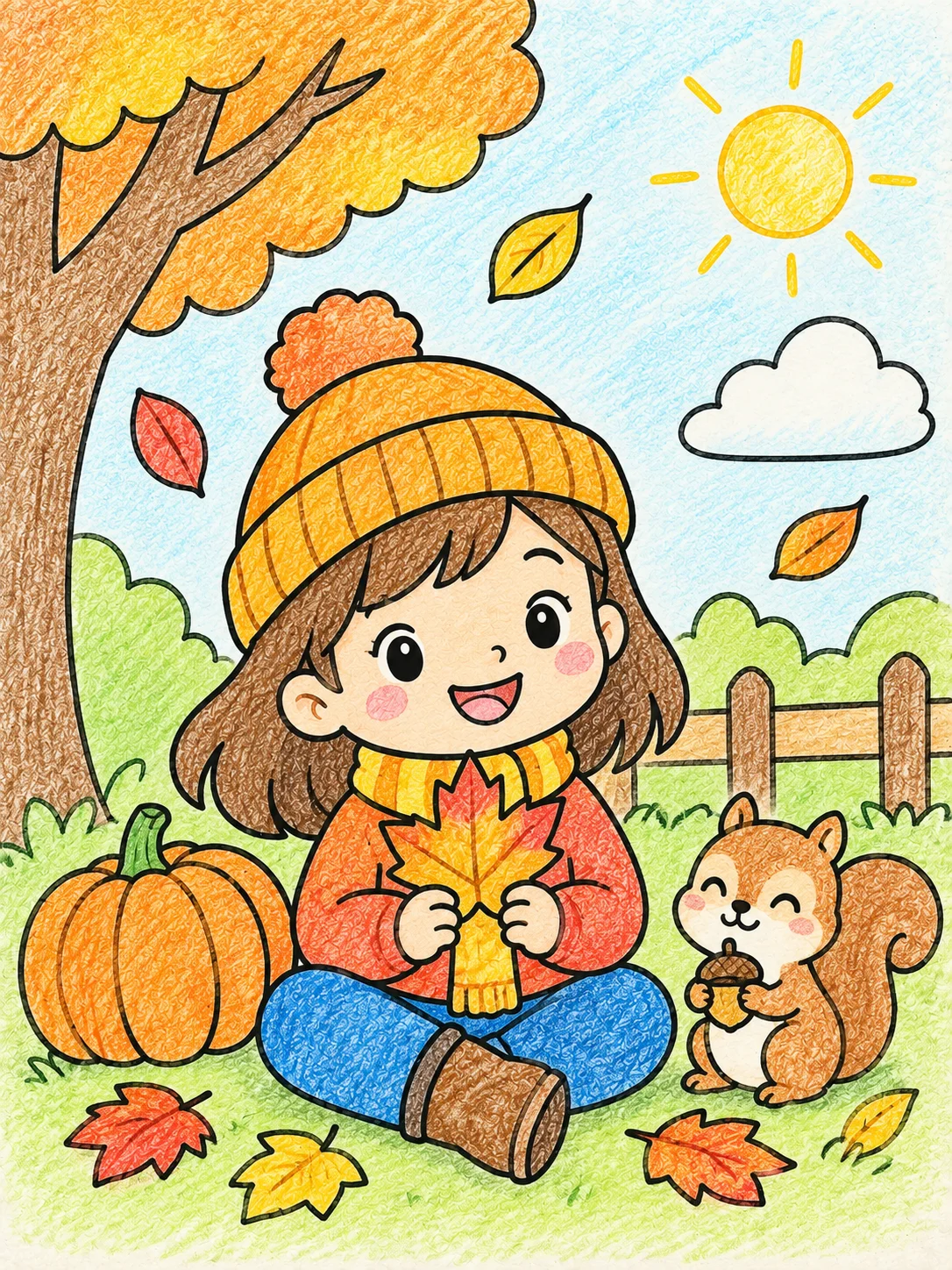 Fall & Autumn Coloring Pages