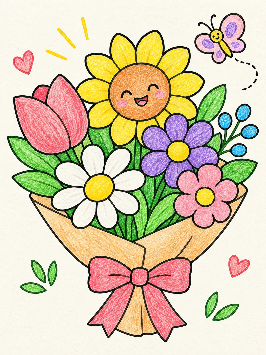 Flowers Coloring Pages