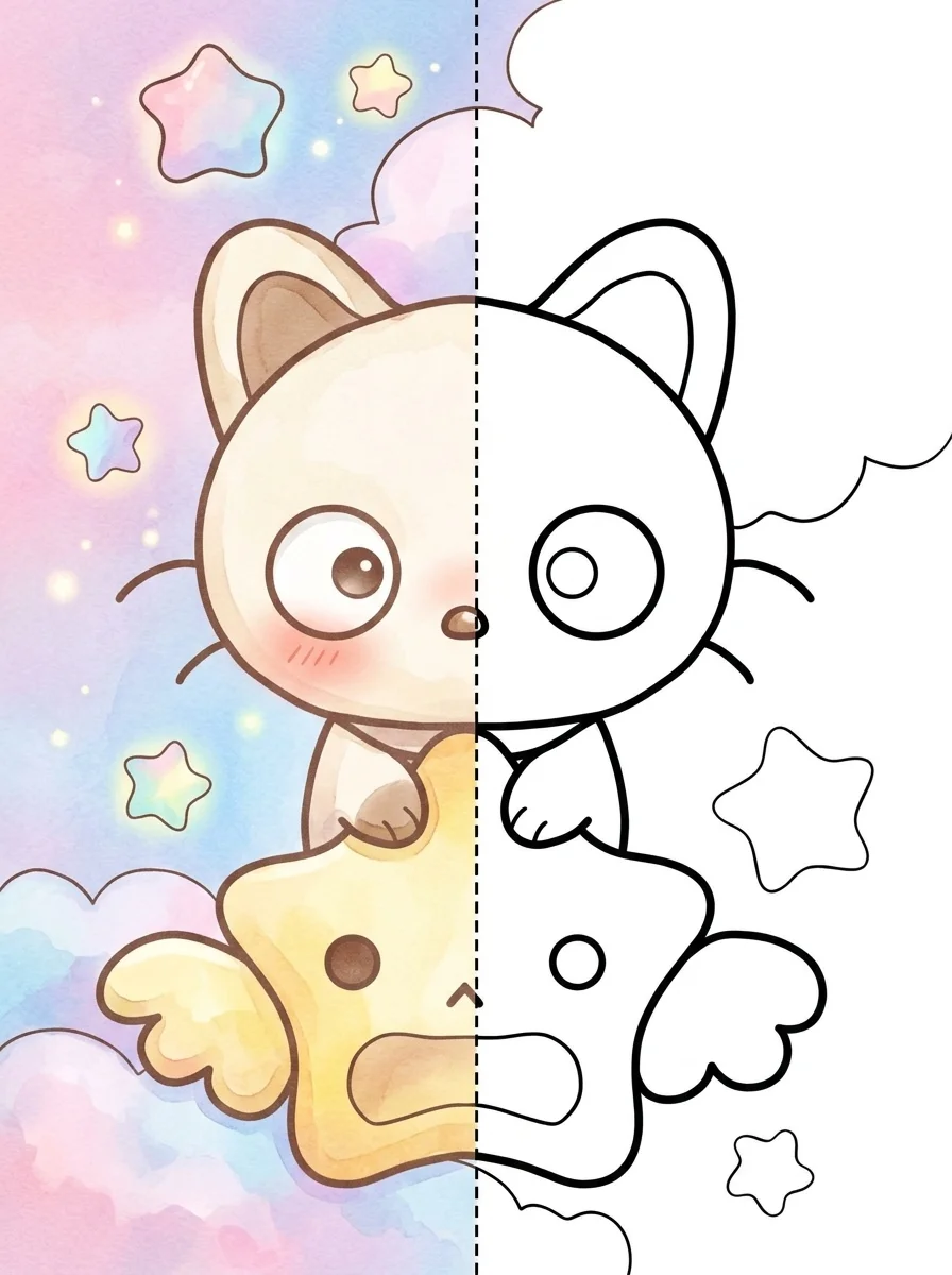Chococat Coloring Pages