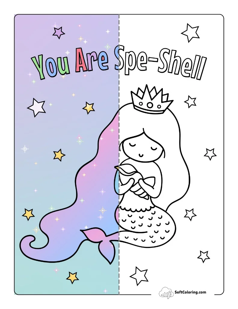 Mermaid Coloring Pages