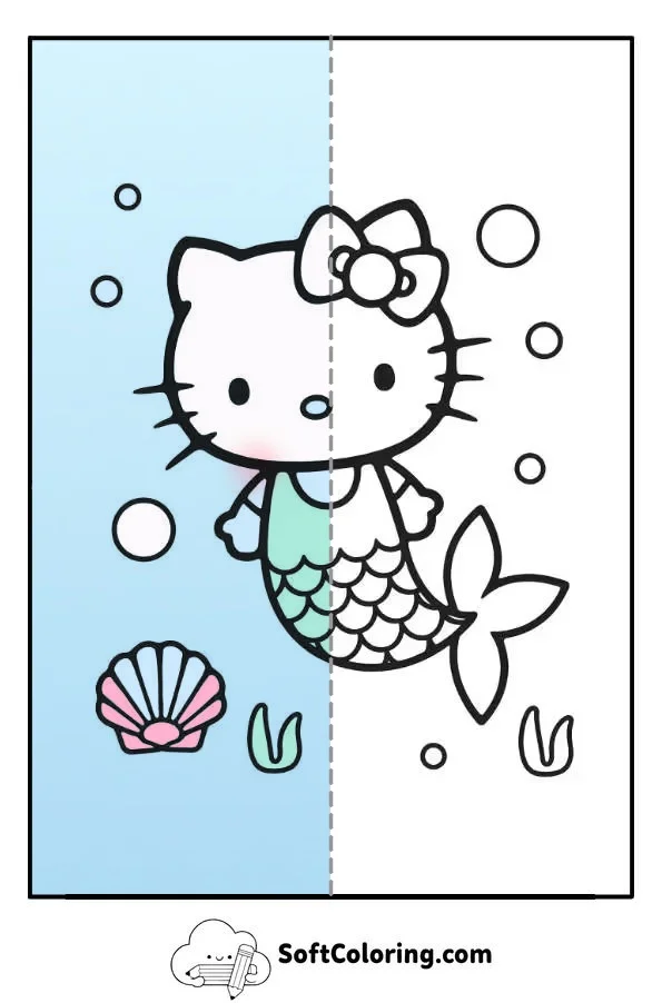 Hello Kitty Coloring Pages