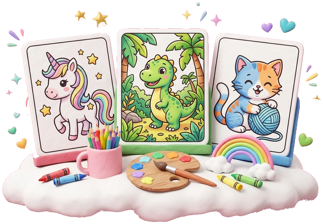 Free Printable Coloring Pages & Activities for Kids