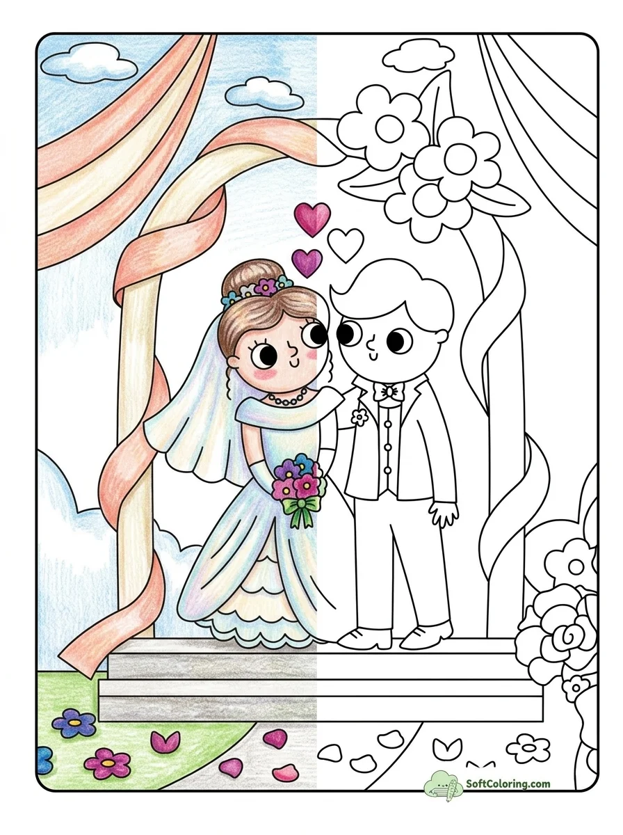 Wedding Coloring Pages