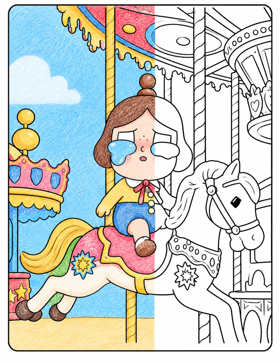 Cry Baby Popmart Coloring Pages