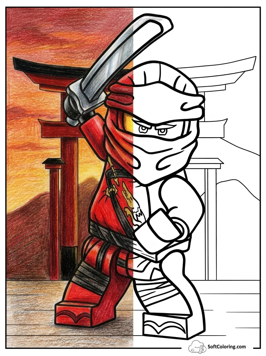 Lego Ninjago Coloring Pages