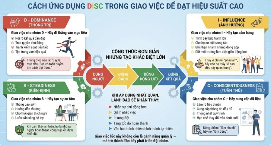 cách ứng dụng disc 