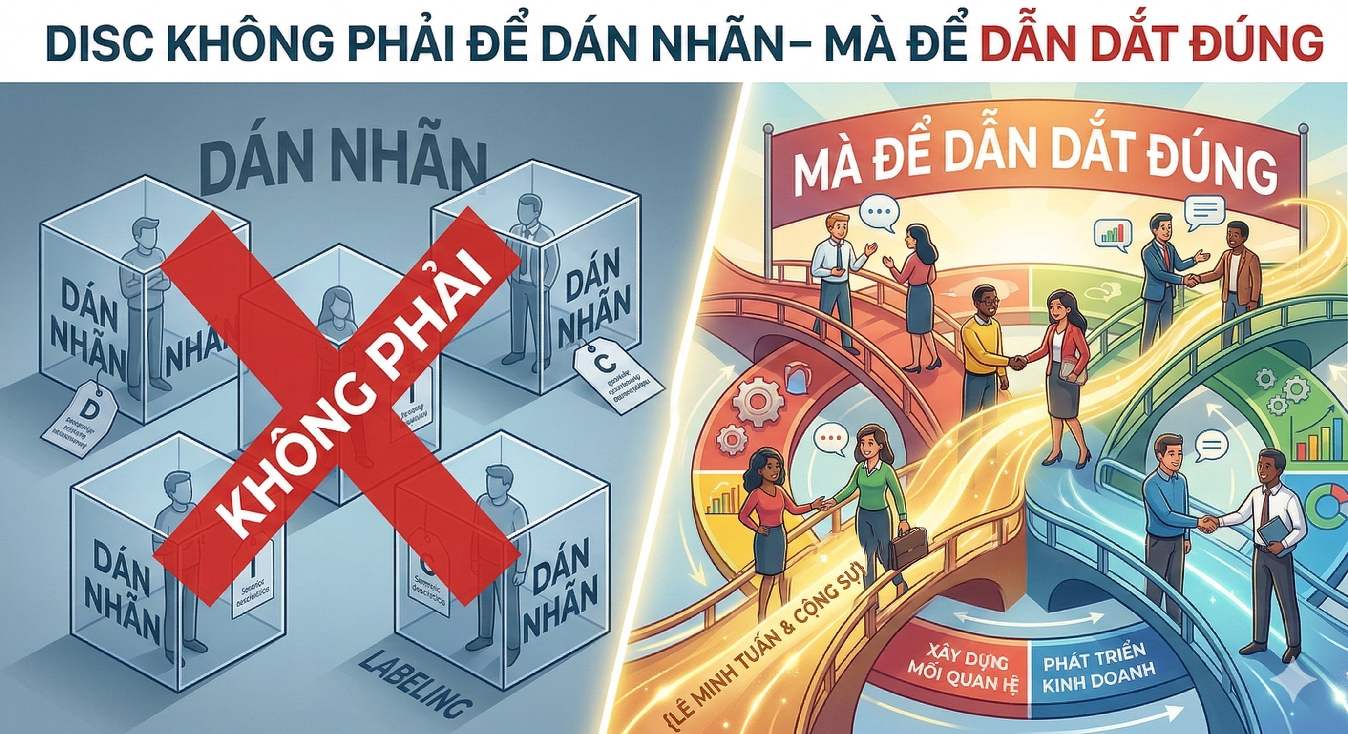 DISC KHÔNG PHẢI ĐỂ DÁN NHÃN – MÀ ĐỂ DẪN DẮT ĐÚNG