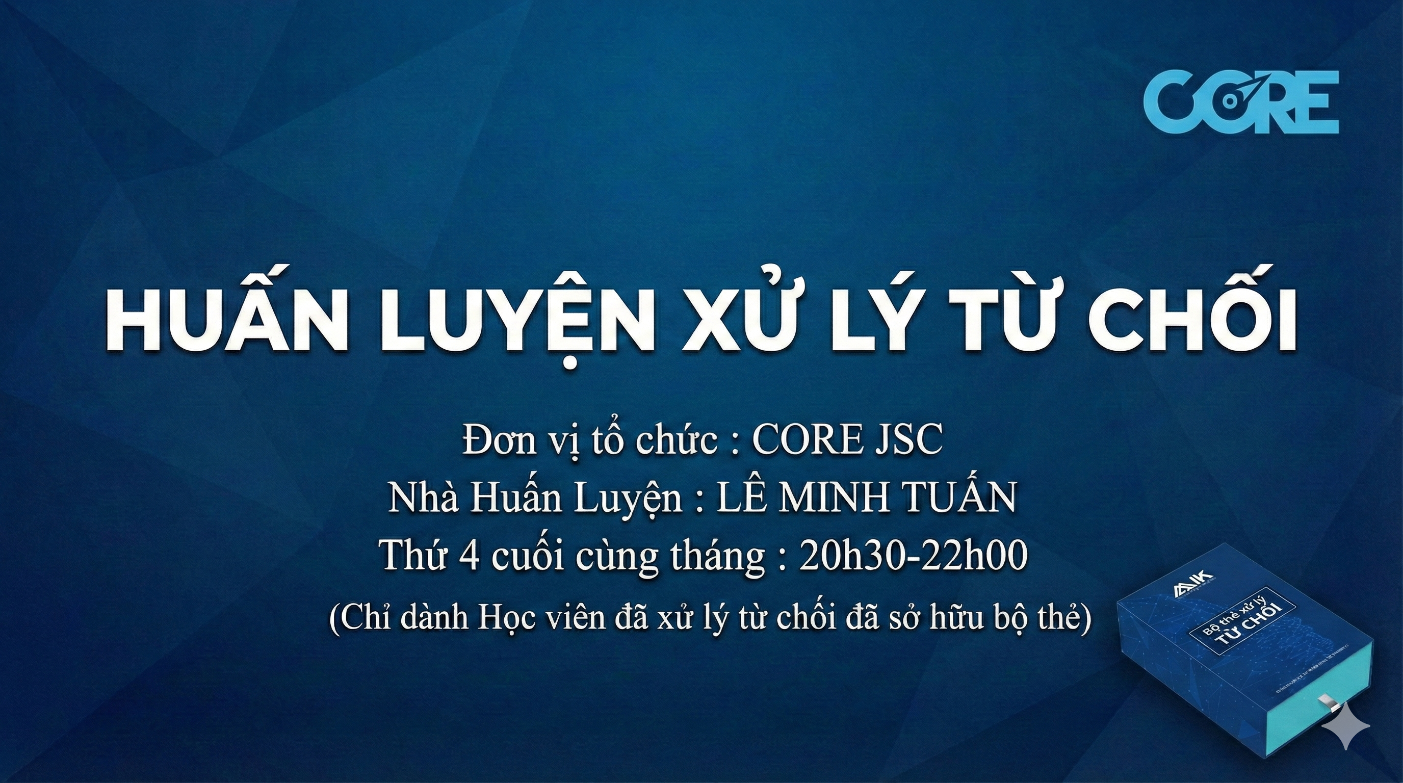 Thực hành xử lý từ chối 1 tháng 1 buổi zoom với nhà huấn luyện