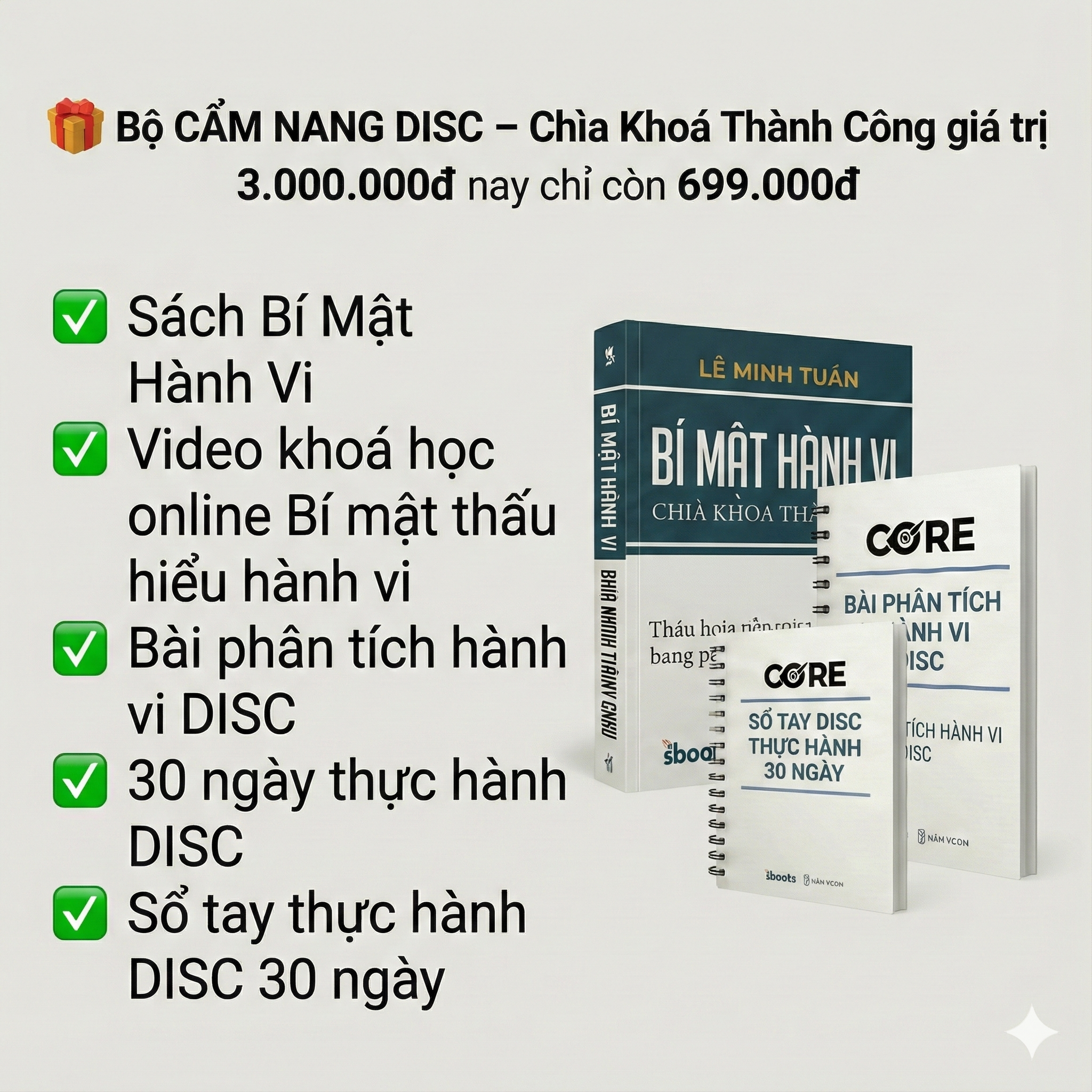 Combo thấu hiểu hành vi để làm chủ cuộc sống