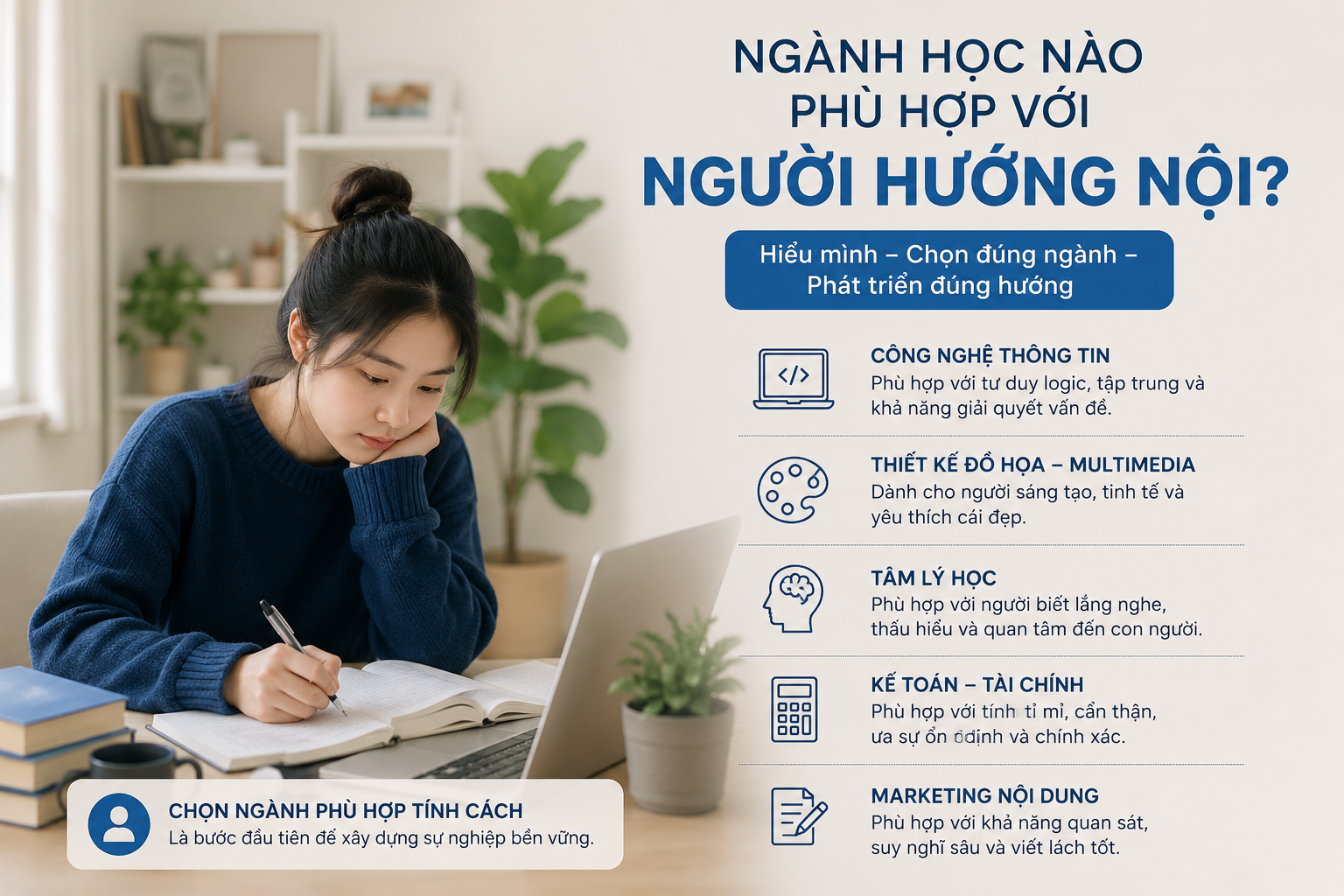 Ngành Học Nào Phù Hợp Với Người Hướng Nội?
