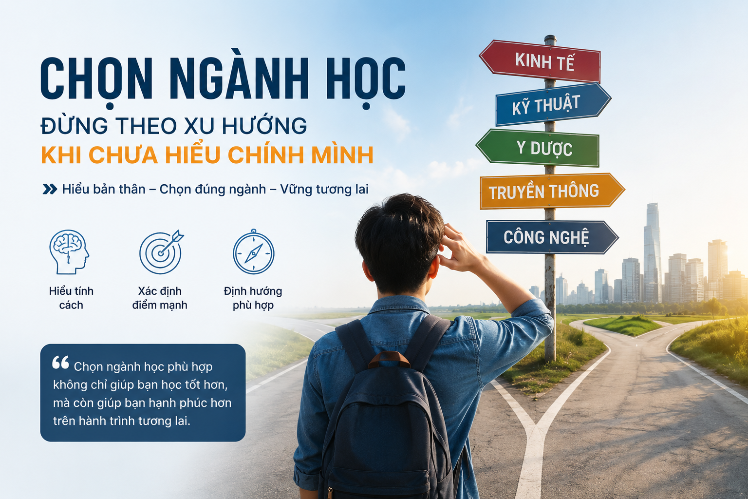 Chọn ngành học thế nào cho phù hợp