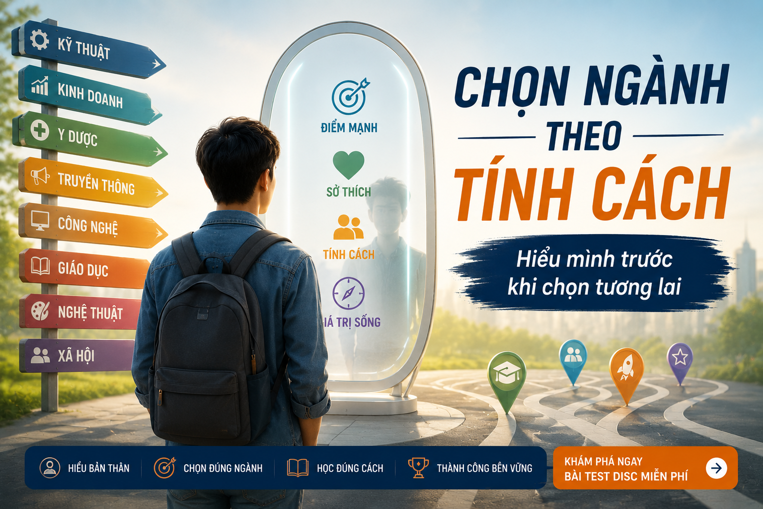  Chọn ngành với DISC