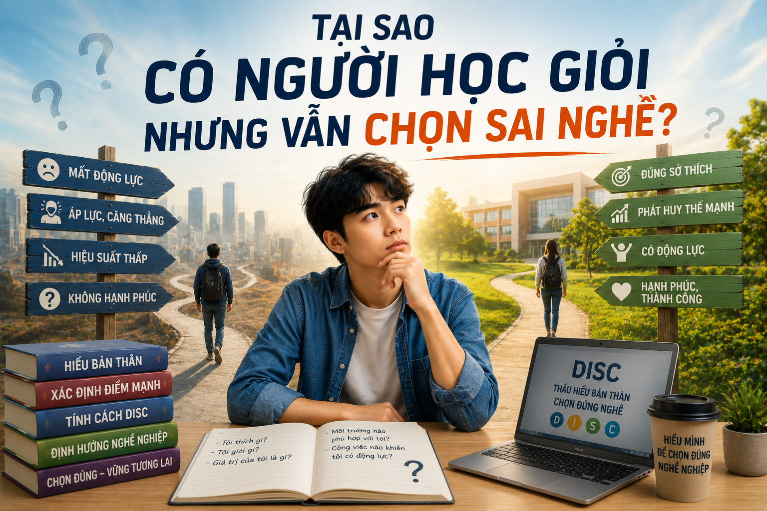 chọn nghề nghiệp bắt đầu từ hiểu bản thân