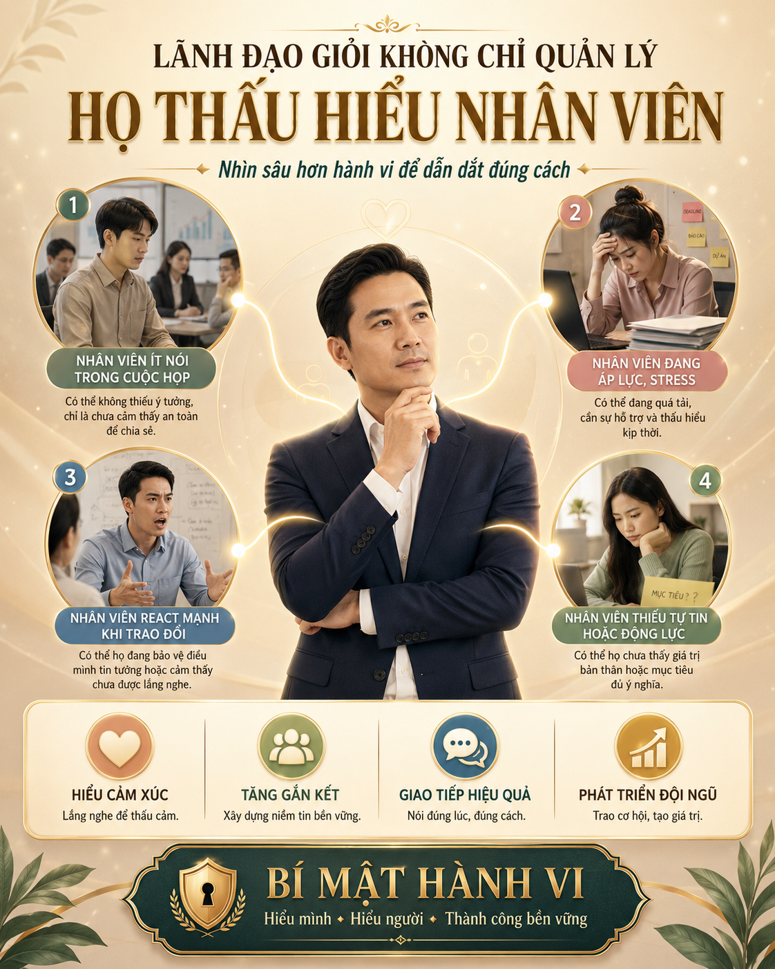 Thấu hiểu nhân viên: Năng lực cốt lõi của lãnh đạo