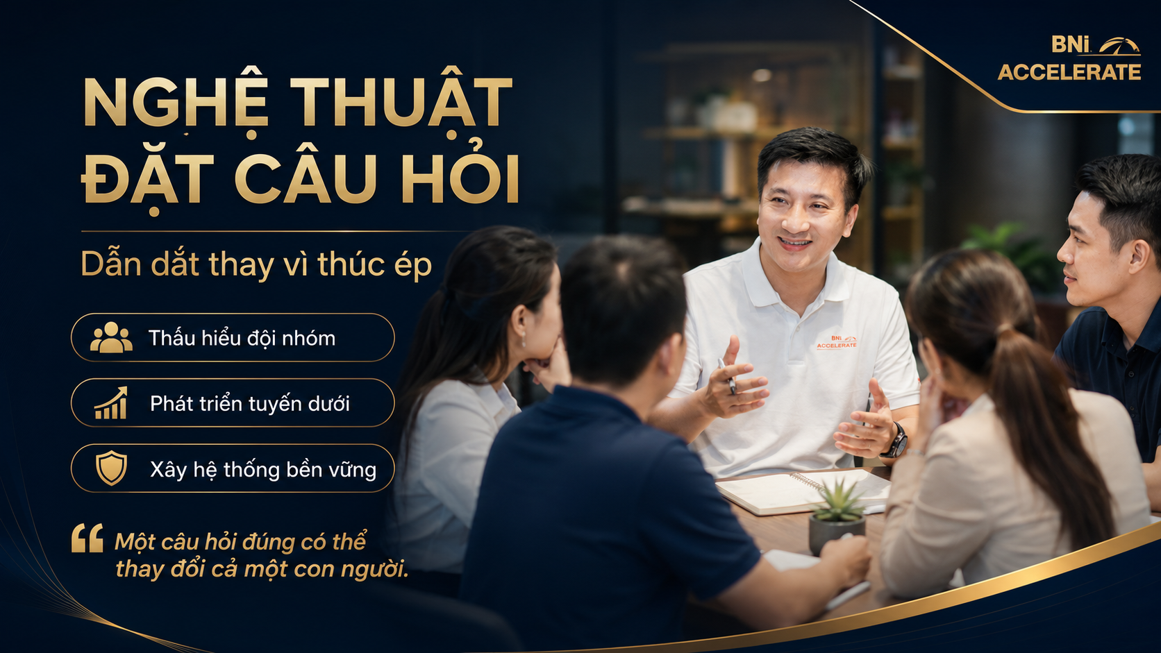 Nghệ thuật đặt câu hỏi: Bí quyết nhân bản đội nhóm