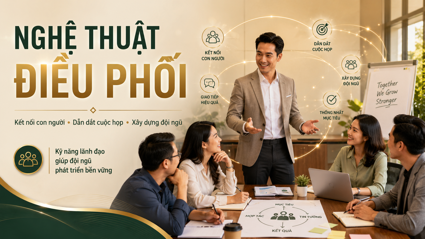 Nghệ thuật điều phối: Kỹ năng lãnh đạo đội ngũ