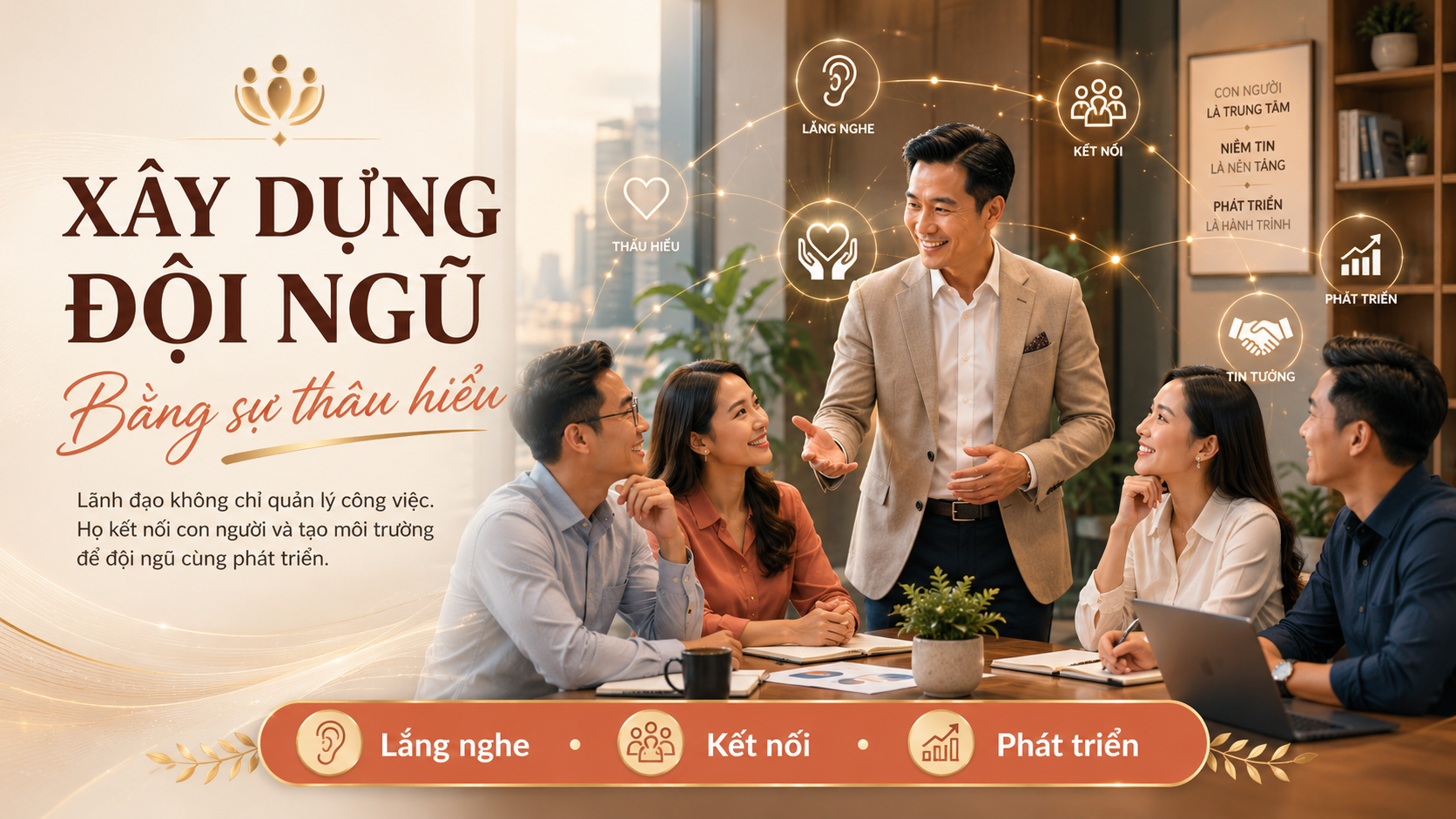 Xây dựng đội ngũ bằng sự thấu hiểu
