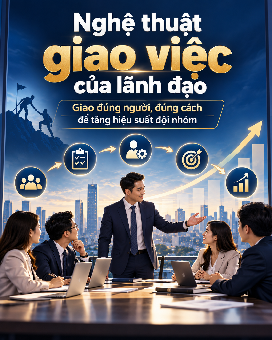Nghệ thuật giao việc của lãnh đạo: Giao đúng người, đúng cách để tăng hiệu suất đội nhóm