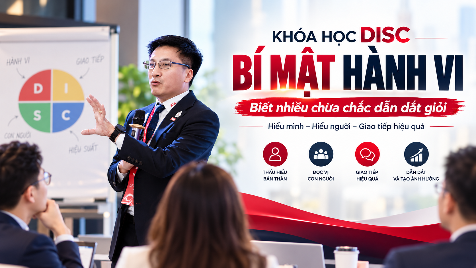 Khóa Học DISC Bí Mật Hành Vi: Biết Nhiều Chưa Chắc Dẫn Dắt Giỏi