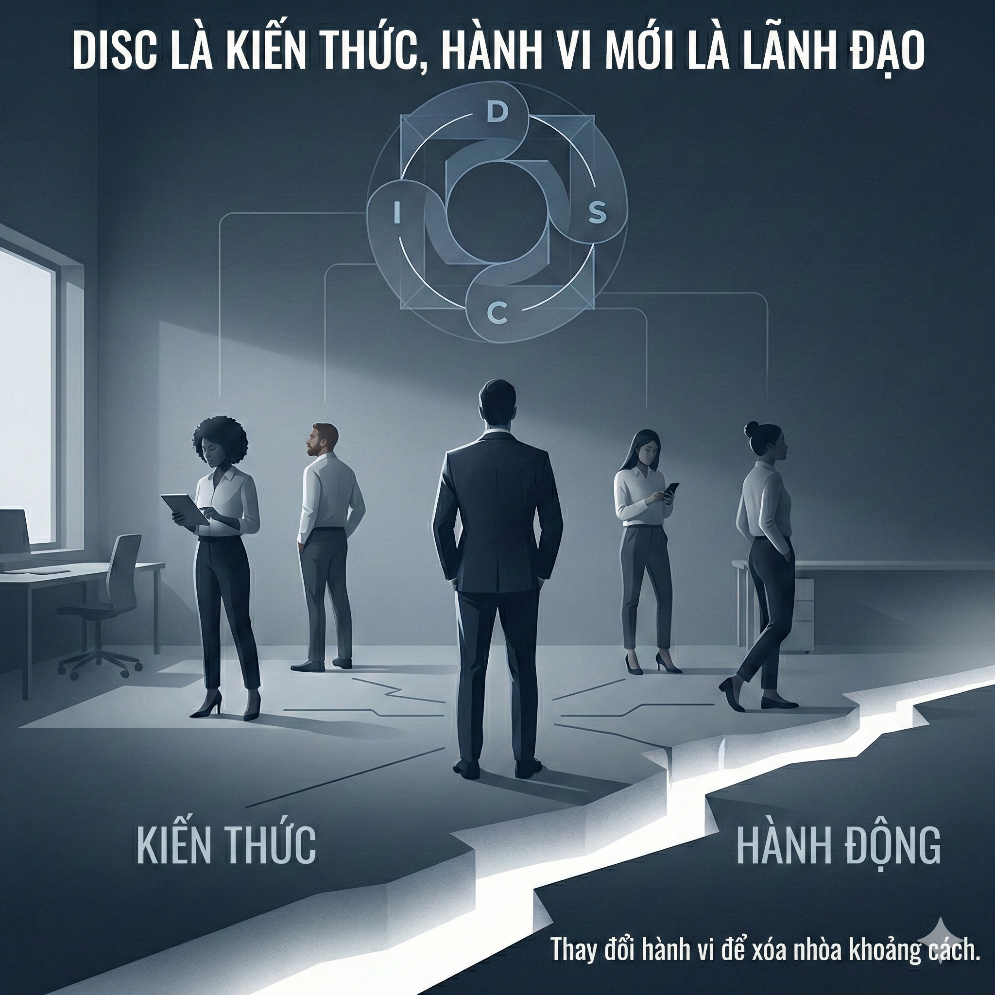 VÌ SAO NHIỀU LÃNH ĐẠO HỌC DISC NHƯNG ĐỘI NGŨ VẪN KHÔNG THAY ĐỔI?