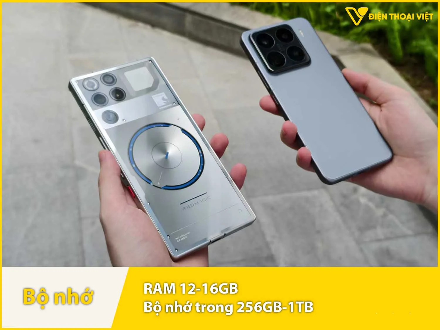 RAM 12-16GB & Bộ nhớ trong 256GB-1TB