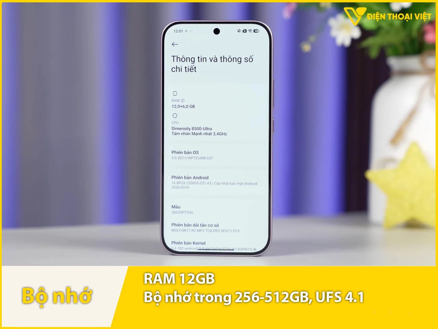 Xiaomi 17T có RAM 12GB & Bộ nhớ trong 256GB-512GB