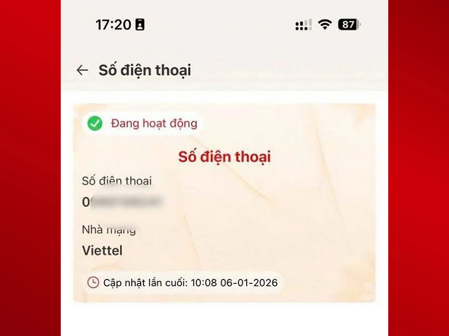 Hướng dẫn xem lại các số điện thoại đã xác minh bước 4