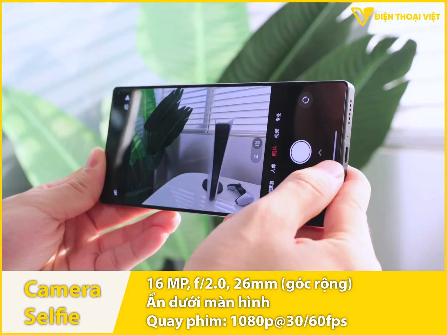 Camera selfie 16MP & Quay video 1080p
