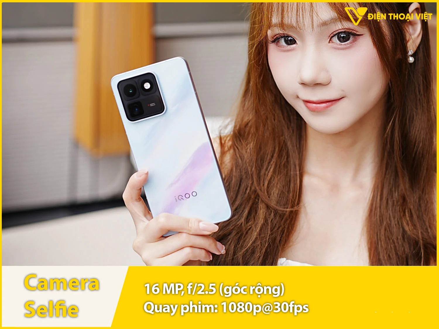 Camera selfie 16MP & Quay video 1080p