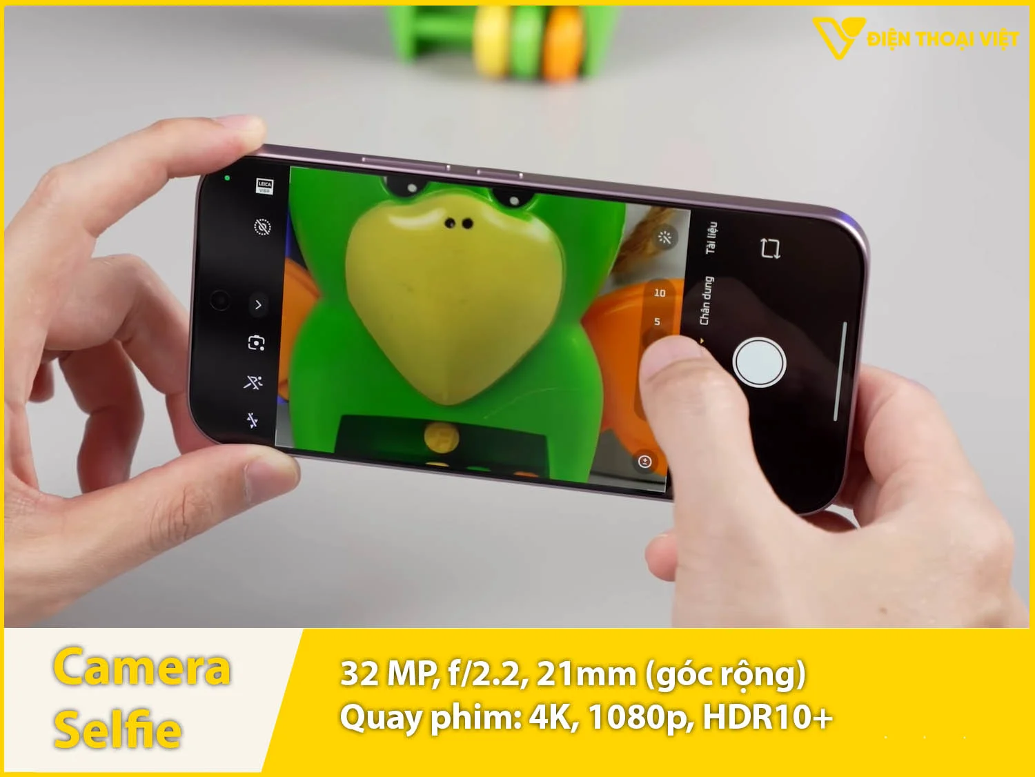 Camera selfie 32MP & Quay phim 4K