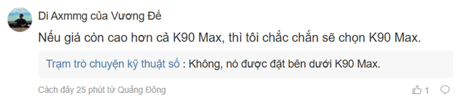 REDMI K90 Ultra lại được cho là xếp dưới phiên bản K90 Max