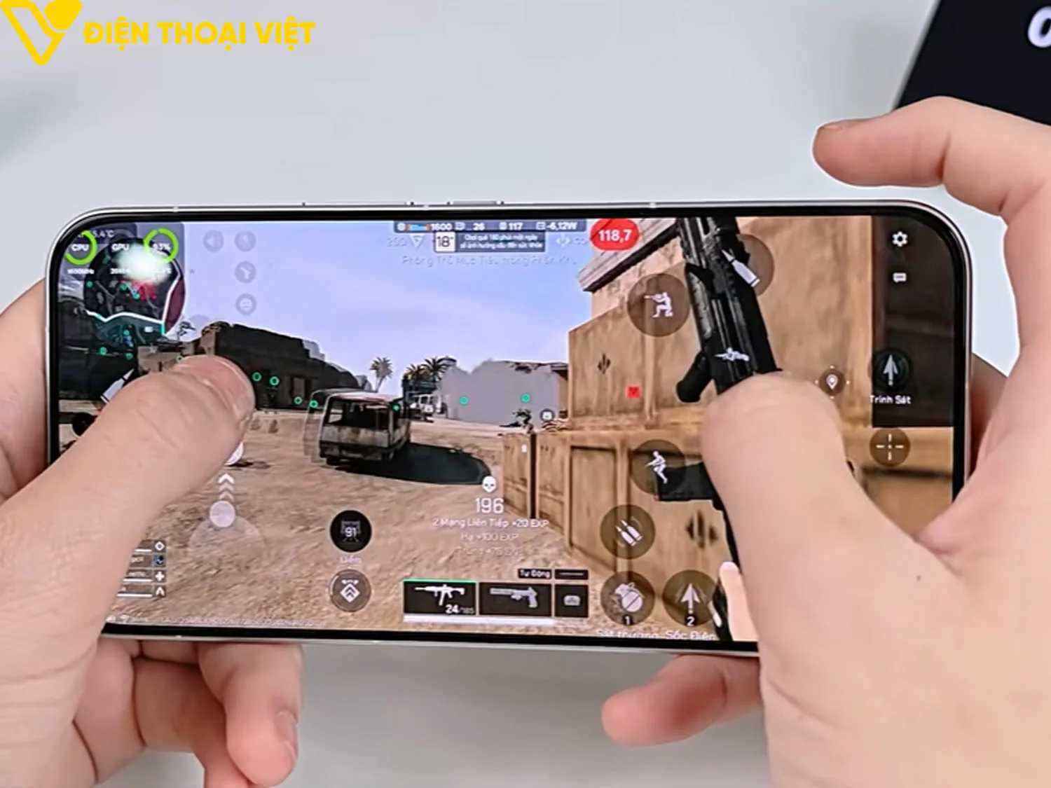 Chơi Delta Force trên OPPO K15
