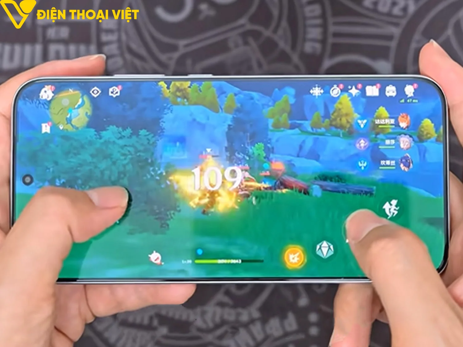 Chơi Genshin Impact trên Honor X80 Pro Max