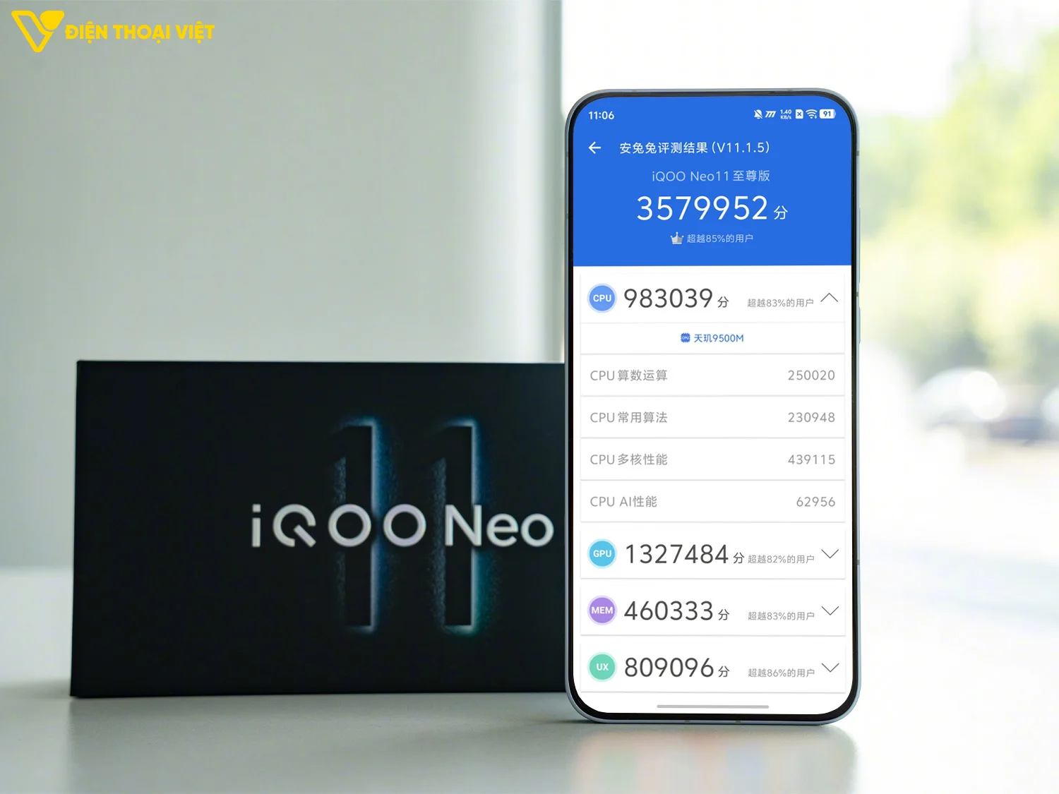Chip Dimensity 9500M trên iQOO Neo 11 Ultra có mạnh không?