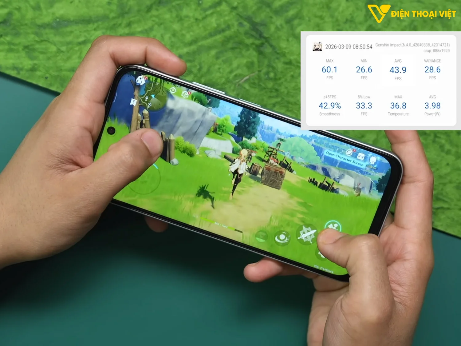 Test game Genshin Impact 