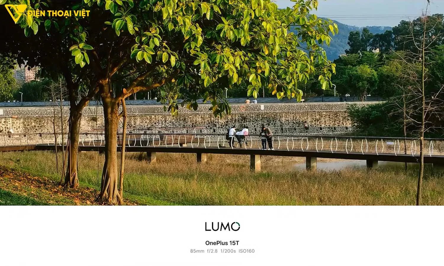 Ảnh chụp công viên 85mm trên OnePlus 15T