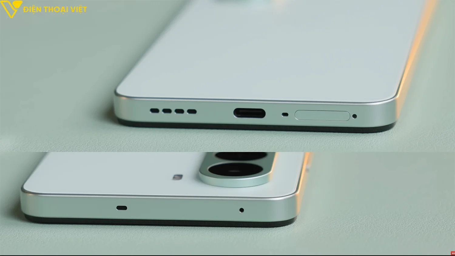 Cạnh trên và dưới OnePlus Nord CE6 Lite