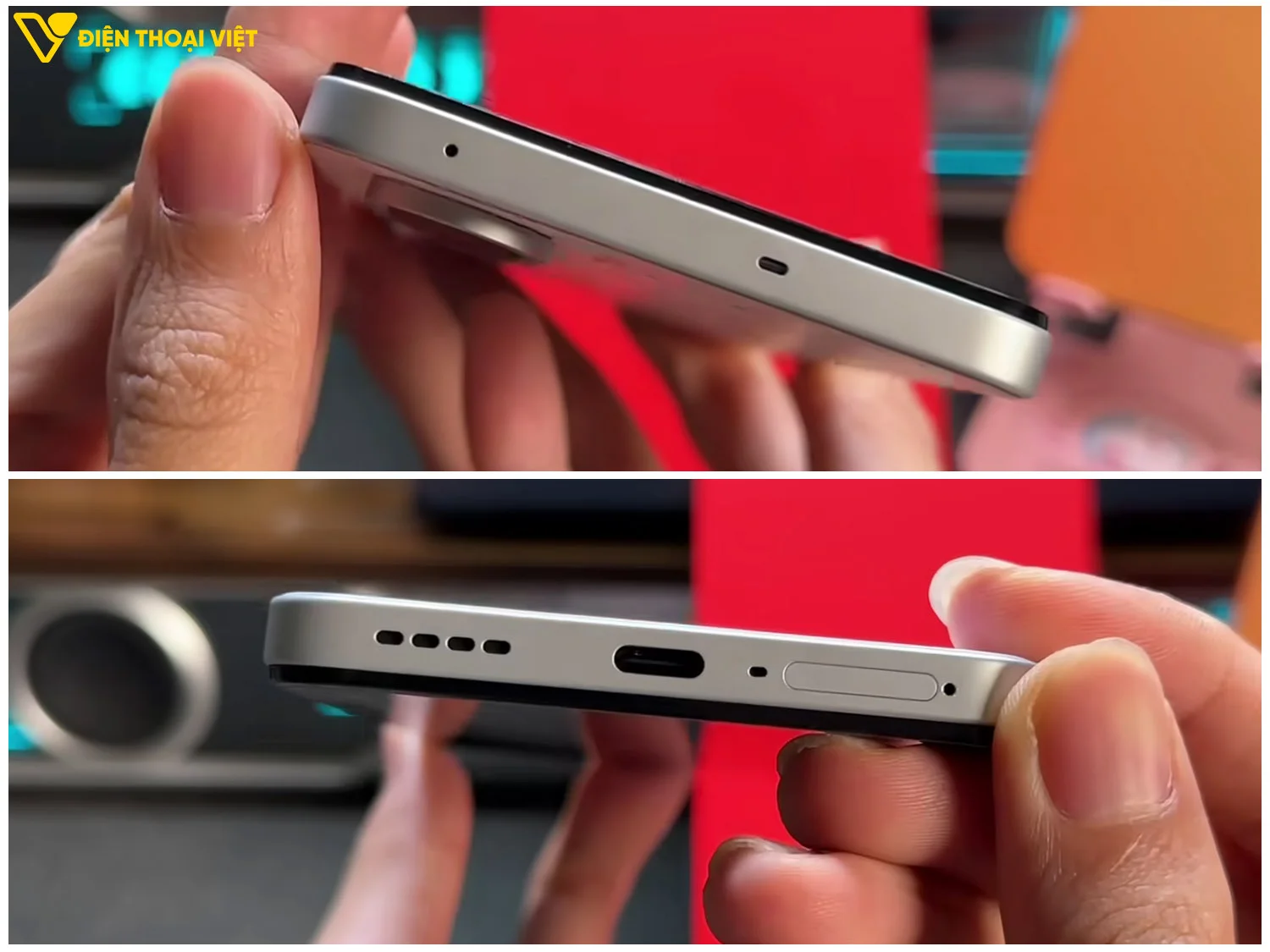 Thiết kế cạnh trên và cạnh dưới OnePlus Turbo 6X