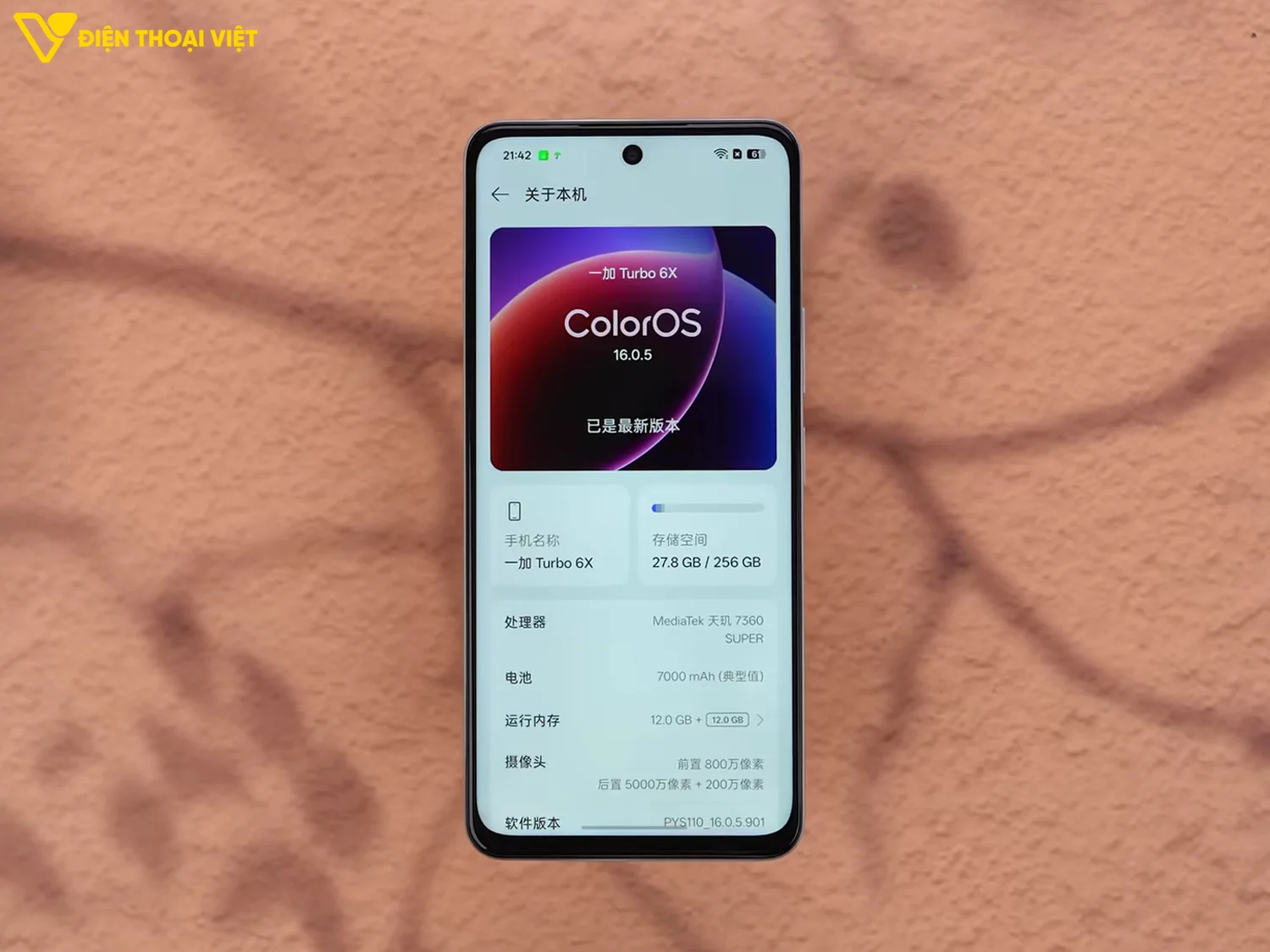 Đánh giá OnePlus Turbo 6X: Giao diện hệ thống