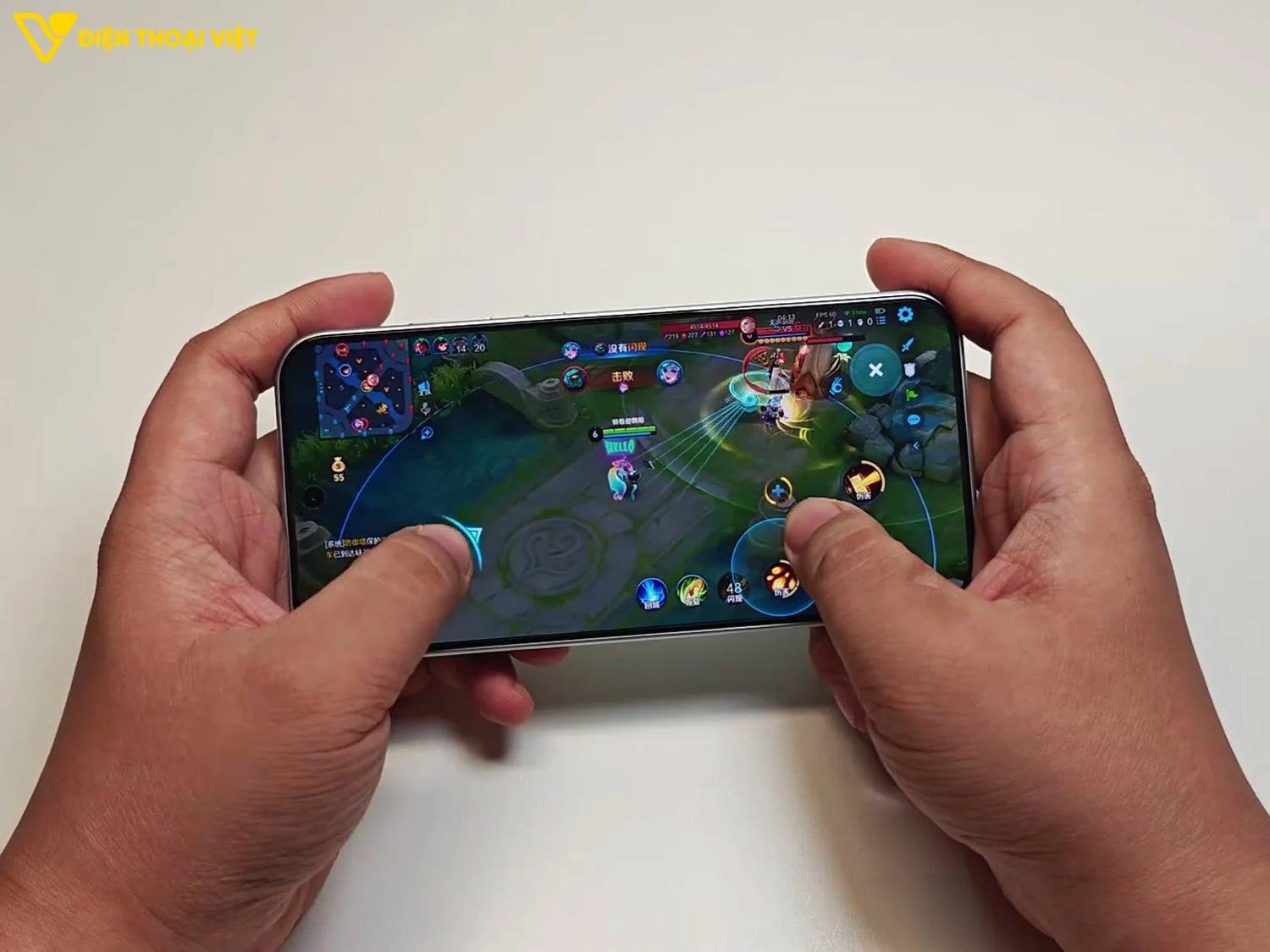 Test game Vương Giả Vinh Diệu trên OPPO A7 Pro Max