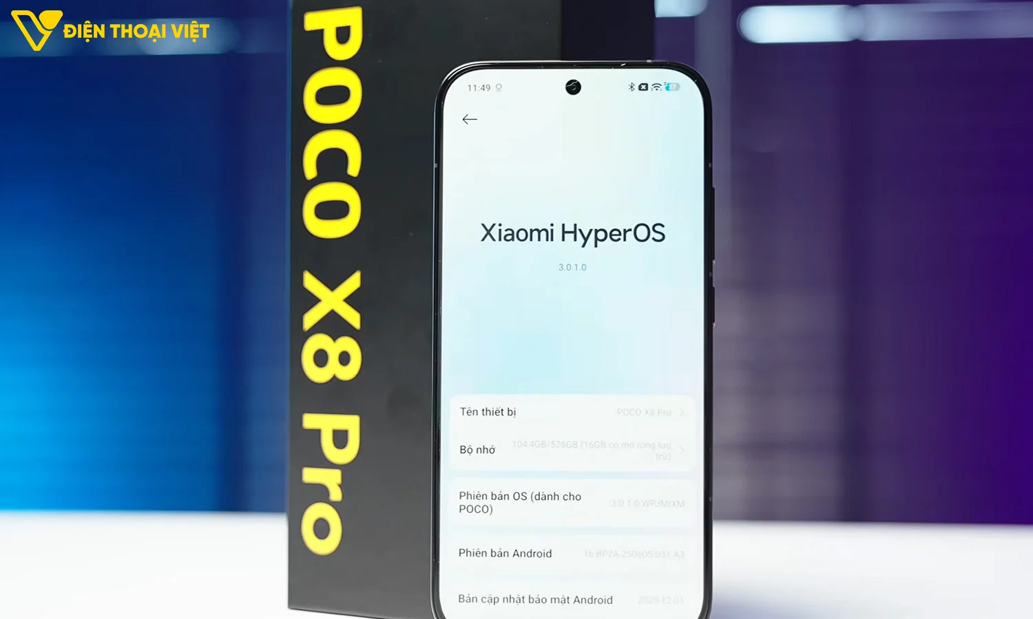 Giao diện hệ thống trên POCO X8 Pro