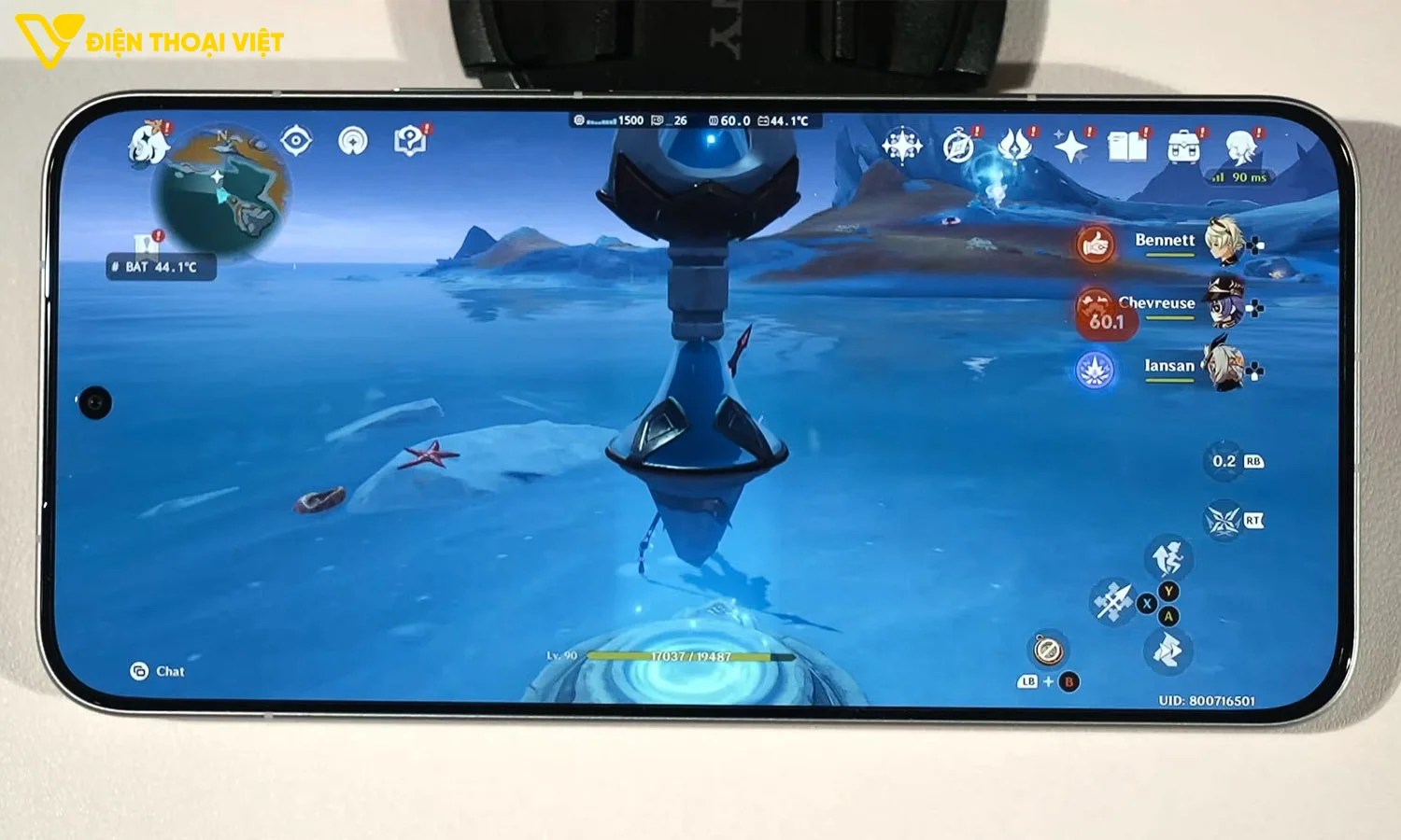 Thử nghiệm chơi game Genshin Impact