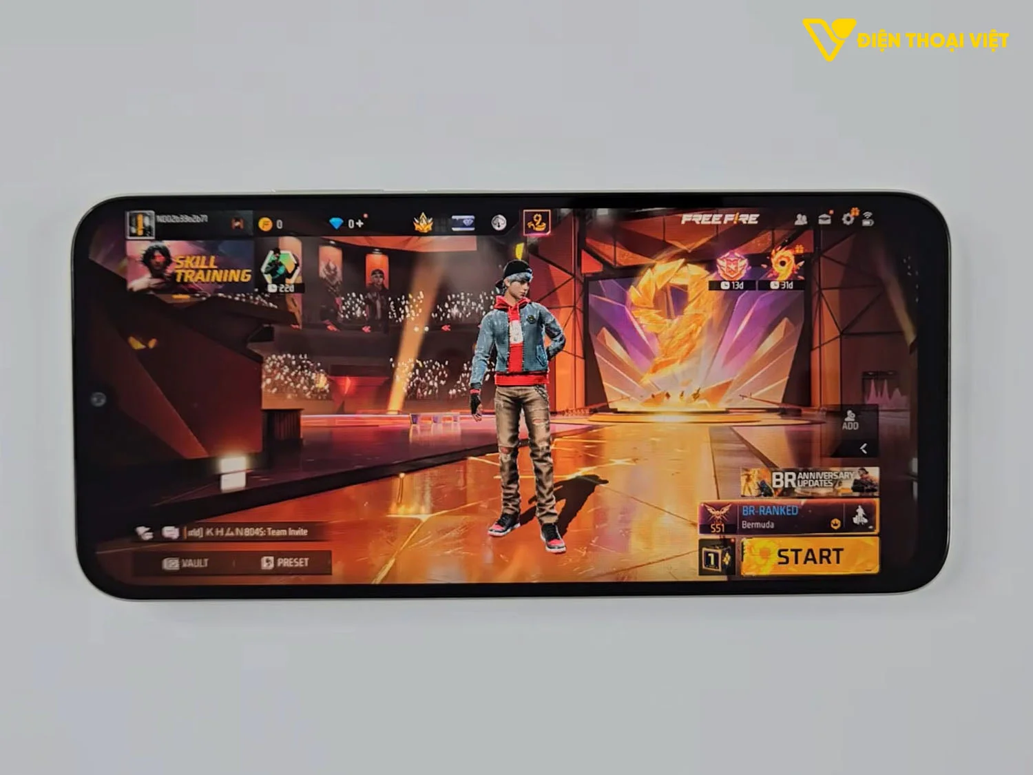 Test game Free Fire trên REDMI A7 Pro