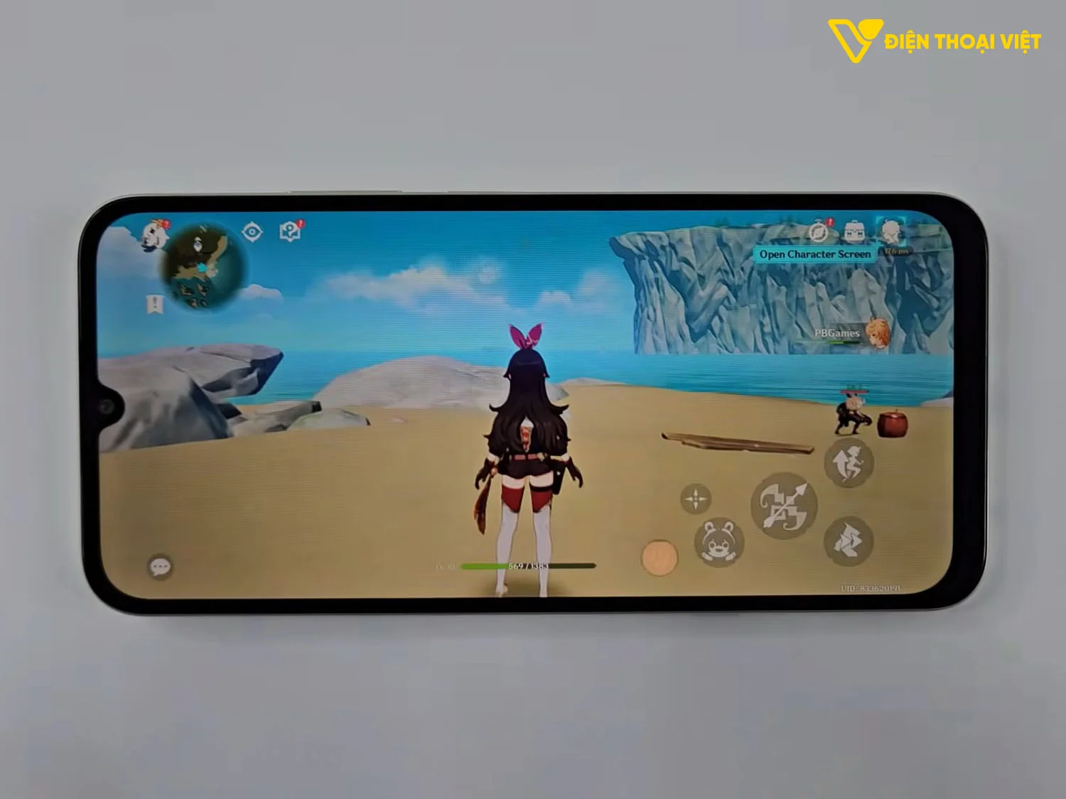 Test game Genshin Impact trên REDMI A7 Pro