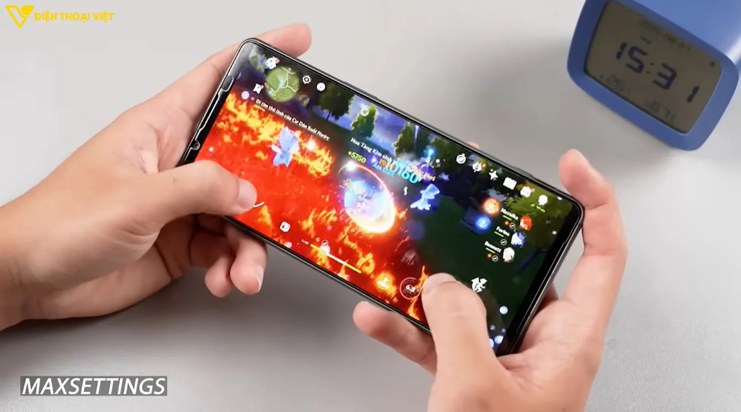 Test game với Genhsin Impact